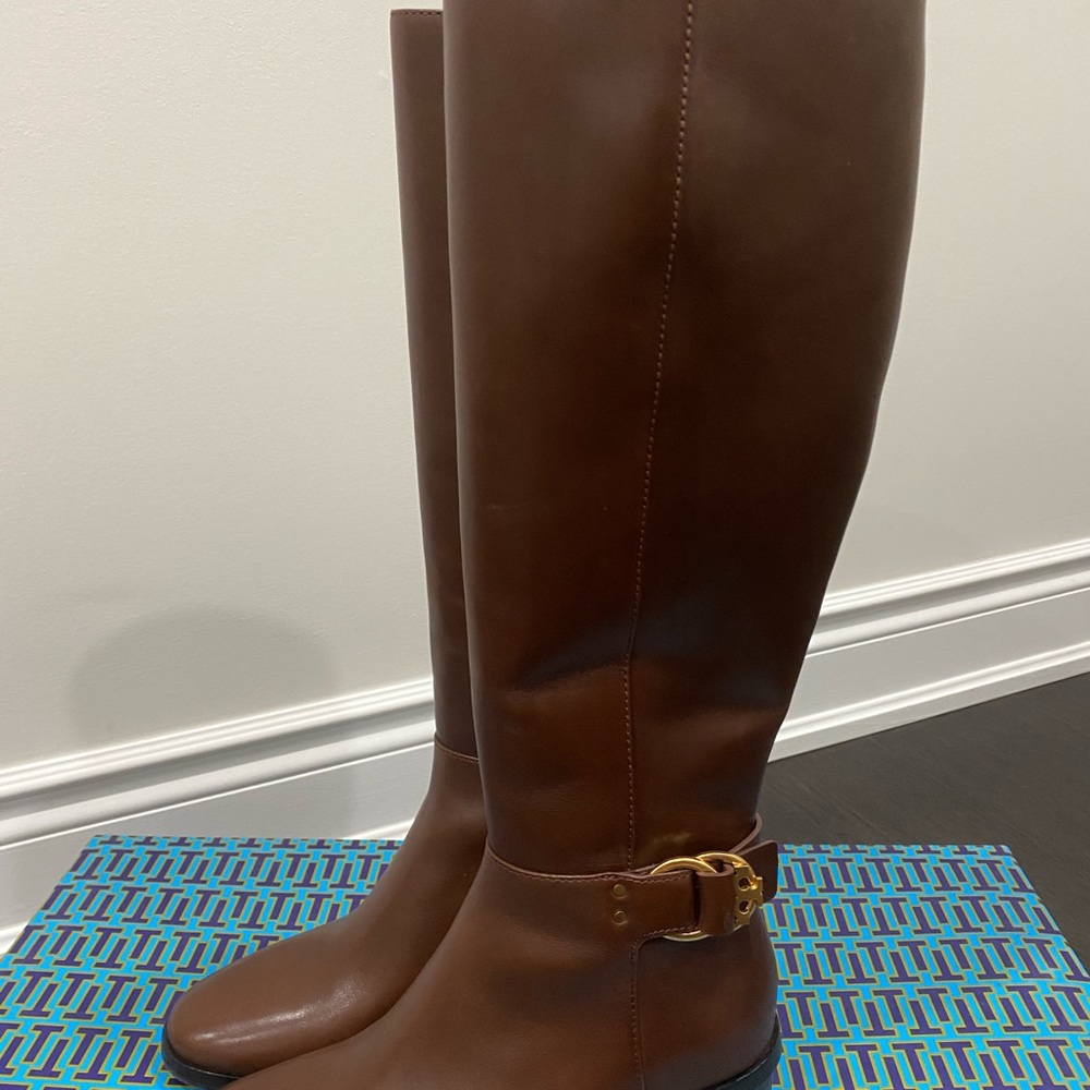 Sold sold Tory Bruch leather women boots